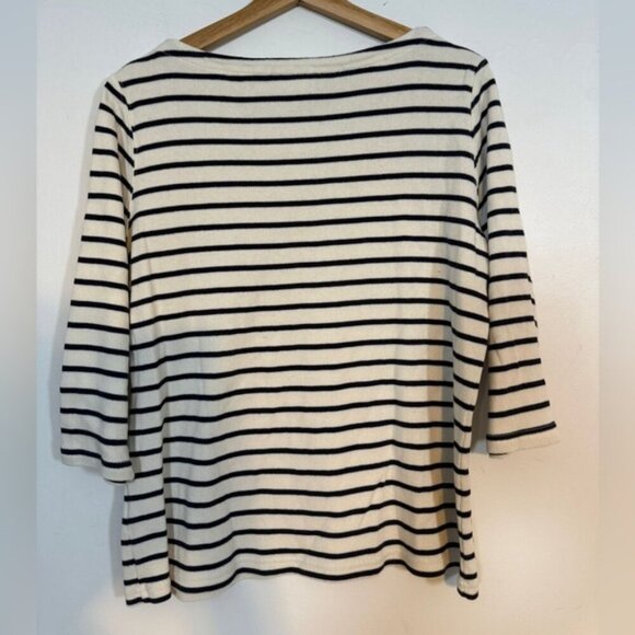 L.L.Bean Women’s Striped Knit Top – Size 1X - Picture 6 of 6